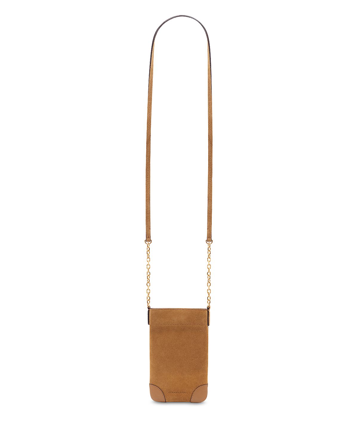 Gerard Darel Charlotte Suede Phone Crossbody