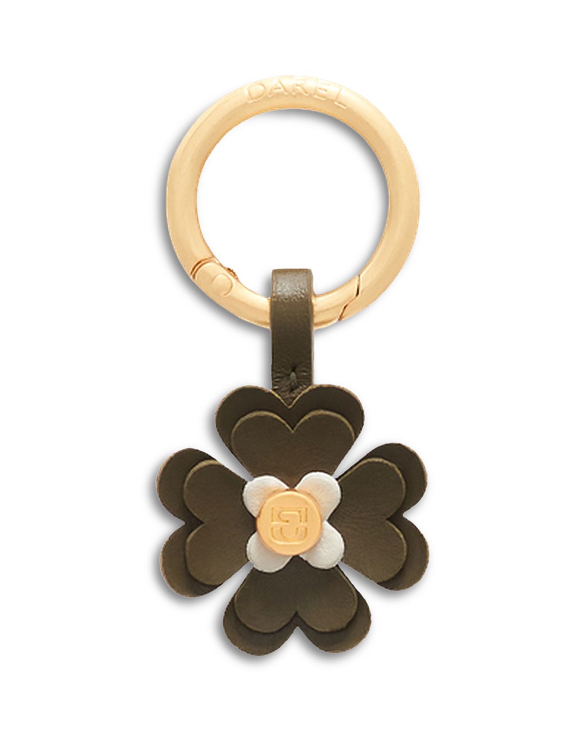 Gerard Darel Trefle Leather Bag Charm