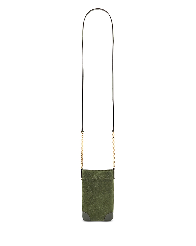 Gerard Darel Charlotte Suede Phone Crossbody