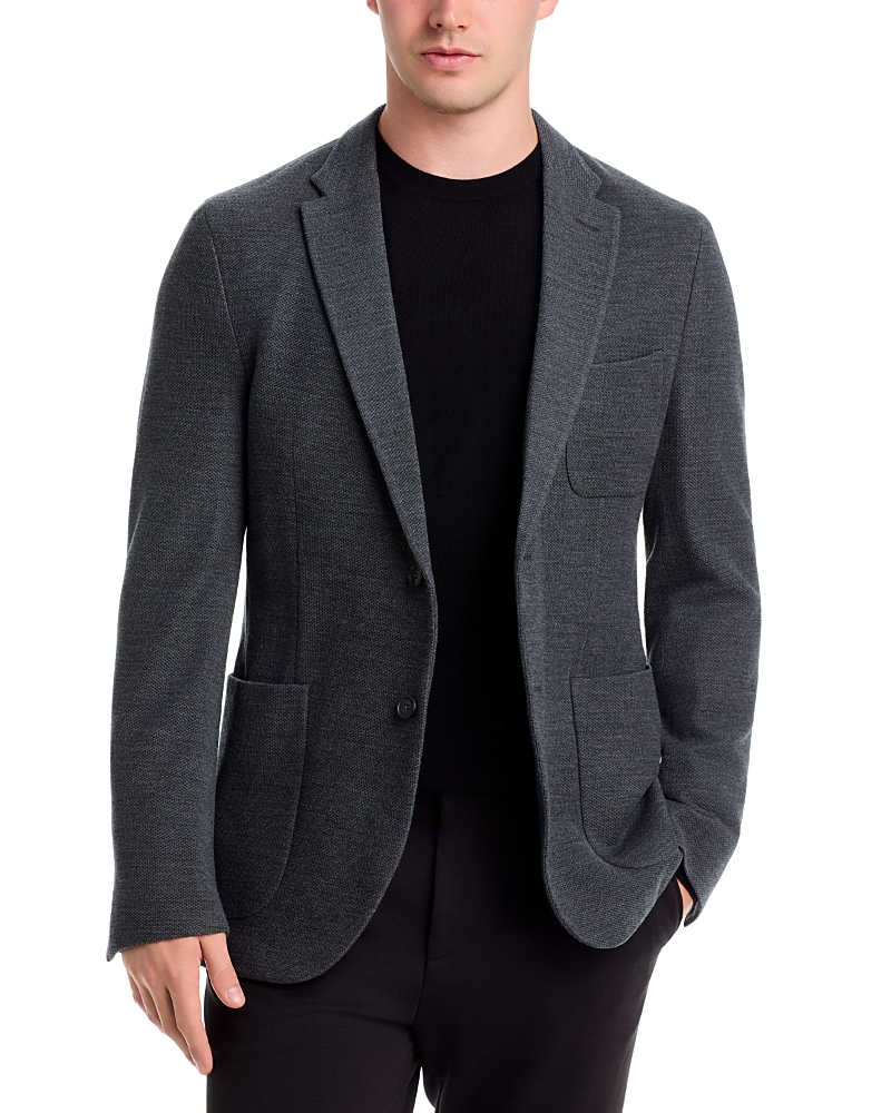 Slowear Regular Fit Single Breasted Jersey Jacket
