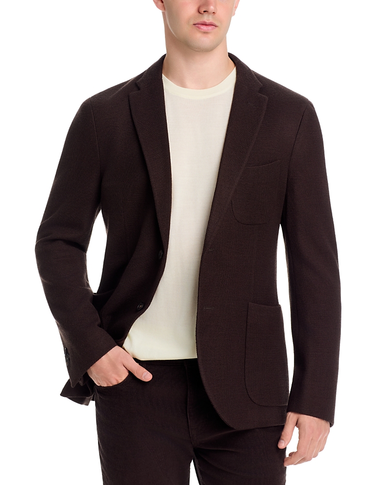 Slowear Regular Fit Single Breasted Jersey Jacket
