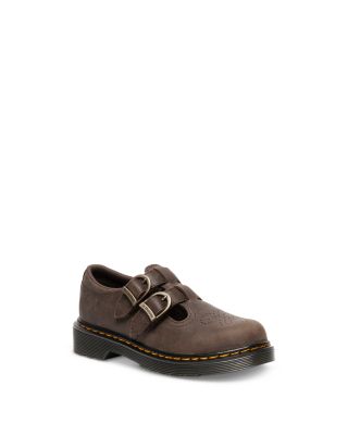 Girls' 8065  Leather Mary Janes – Toddler, Little Kid