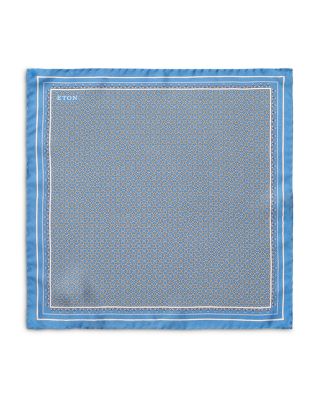 Geometric Silk Twill Pocket Square