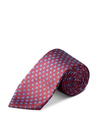 Geometric Woven Silk Tie