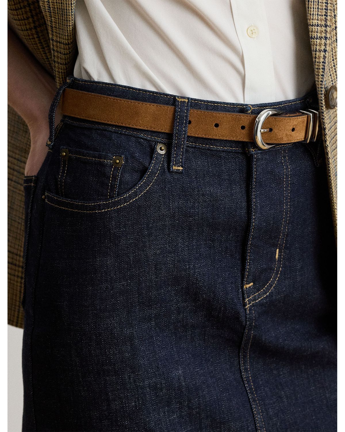 Denim Pencil Skirt thumbnail 4