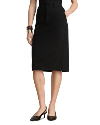 Crepe Pencil Skirt