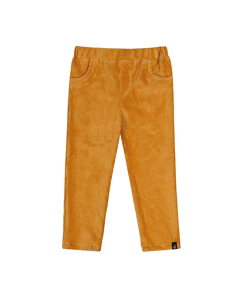 Deux par Deux Girls' Stretch Velour Heart Pocket Elastic Waist Treggings - Big Kid