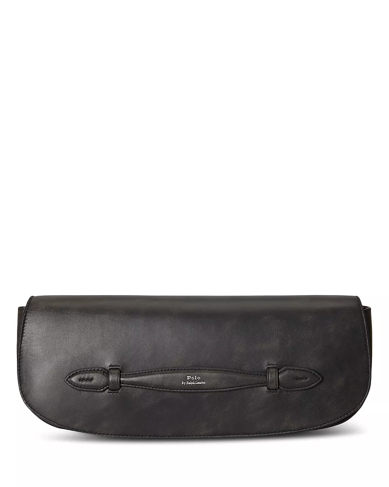 Polo Ralph Lauren Bellport Long Flap Leather Clutch