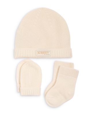 Unisex Cashmere Hat, Mittens & Socks Set - Baby