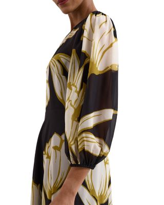 Eve Blouson Sleeve Maxi Dress - thumbnail 4