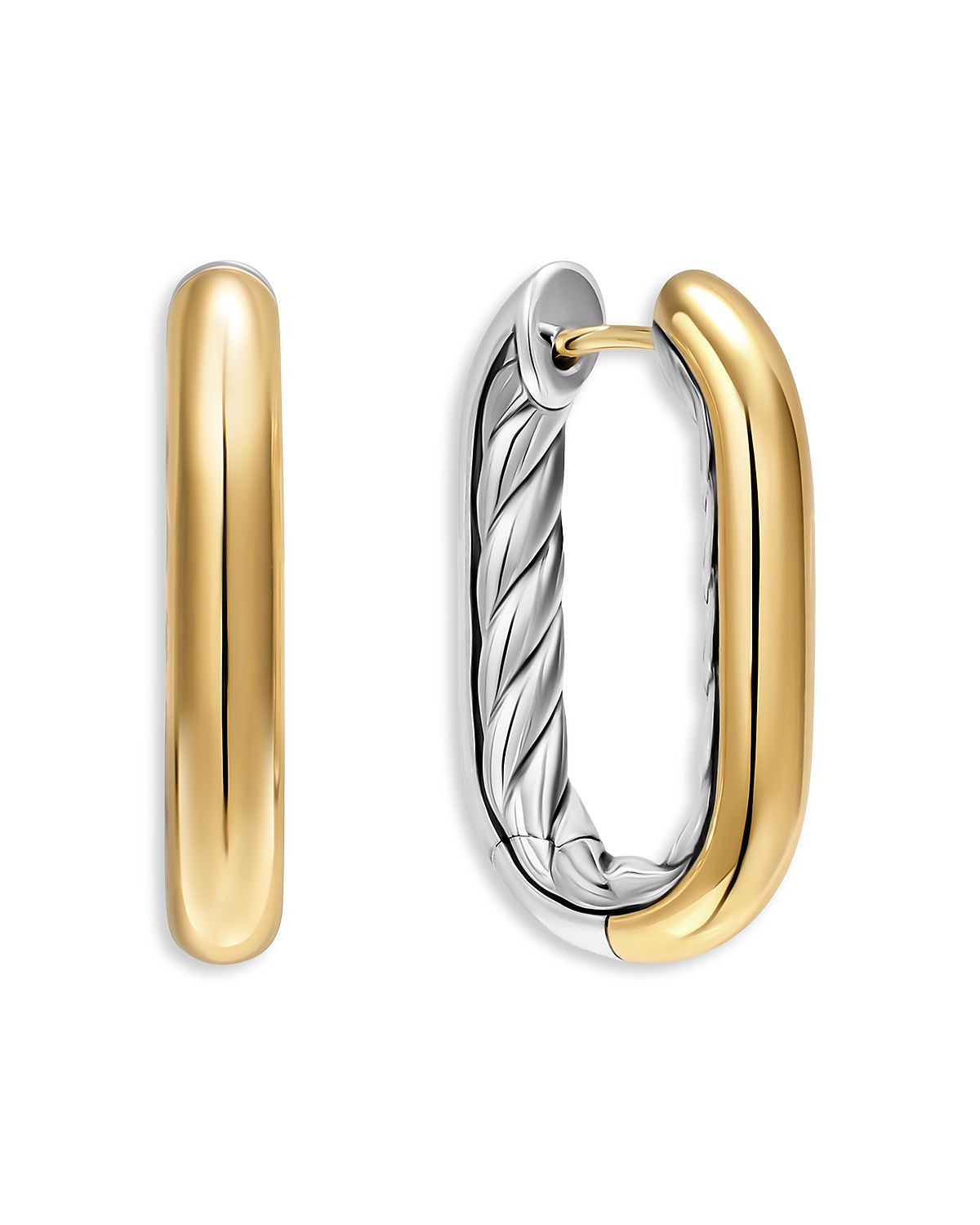 David Yurman Dy Madison Smooth Hoop Earrings