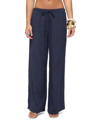 Edikted Viktoria Wide Leg Gauze Pants