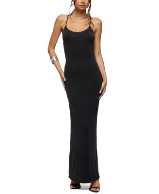 Edikted Zhuri Ring Backless Maxi Dress