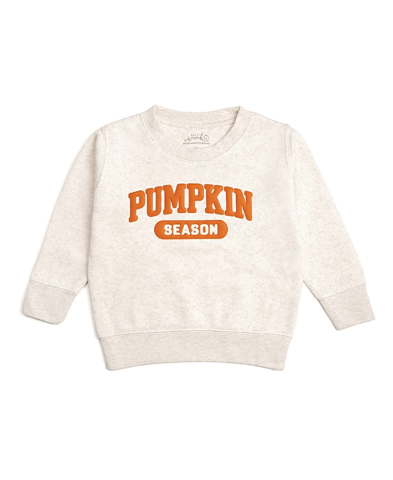 Sweet Wink Boys' Pumpkin Season Puff Ink Sweatshirt - Little Kid, Big Kid