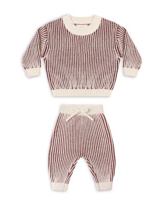 Unisex Relaxed Knit Striped Top & Pants Set - Baby