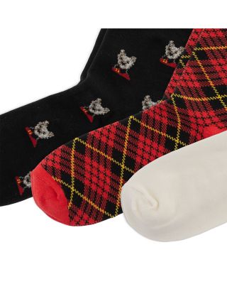 Holiday Dog Socks, Pack of 3 - Little Kid, Big Kid
