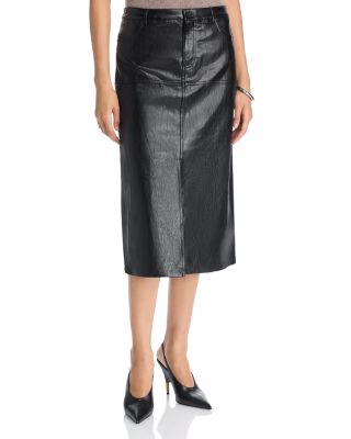 Kobi Halperin Leslie Faux Leather Pencil Skirt