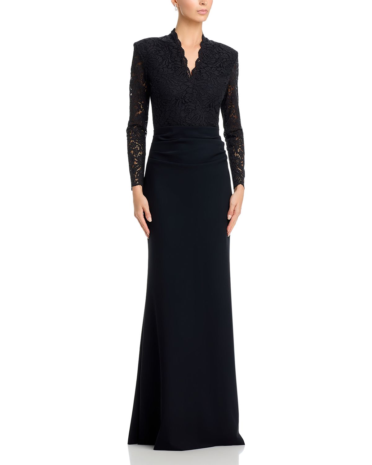 Tilia Long Sleeve Lace Gown - angle 1