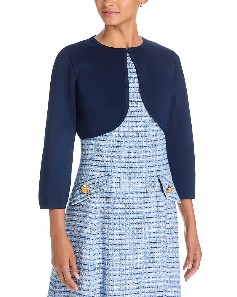 Carolina Herrera Cropped Bolero Sweater