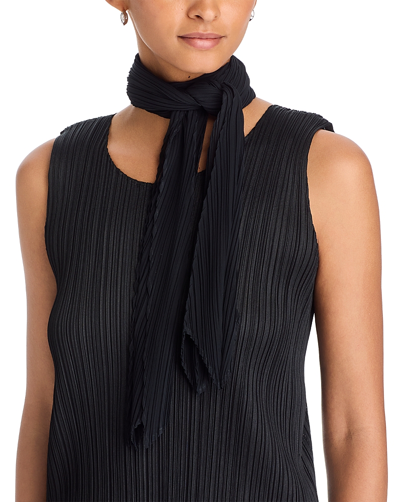 Pleats Please Issey Miyake Skinny Pleated Scarf · OS