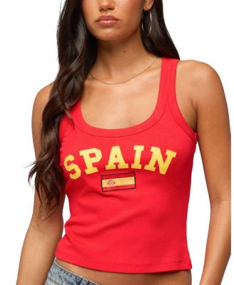 Spain Ribbed Tank Top
