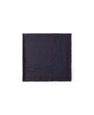  Silk, Cashmere and Wool Jacquard Shawl