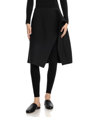 Toteme Scuba Slit Front Raw Edge Hem Skirt