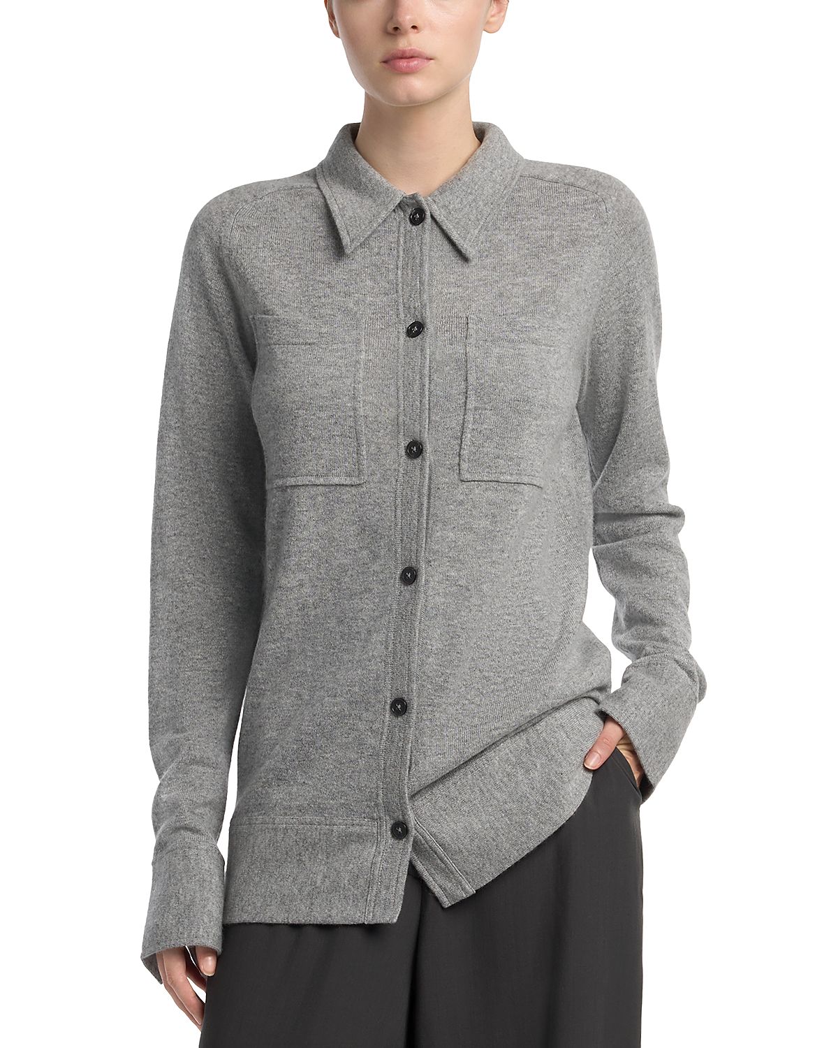 Toteme Cashmere Button Front Shirt