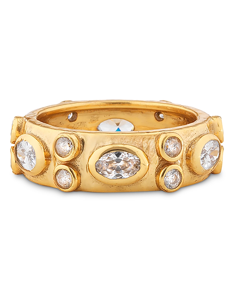 Capucine De Wulf Maharani Cubic Zirconia Band Ring