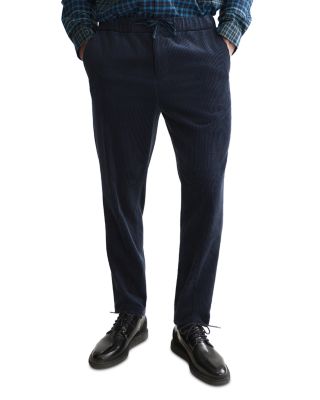 Cotton Corduroy Regular Fit Drawstring Pants