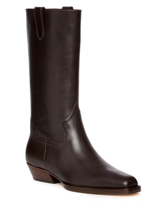 Women's Goldie Leather Mid Calf Boots