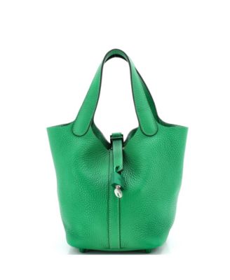 PM Monochrome Picotin Lock Bag Clemence