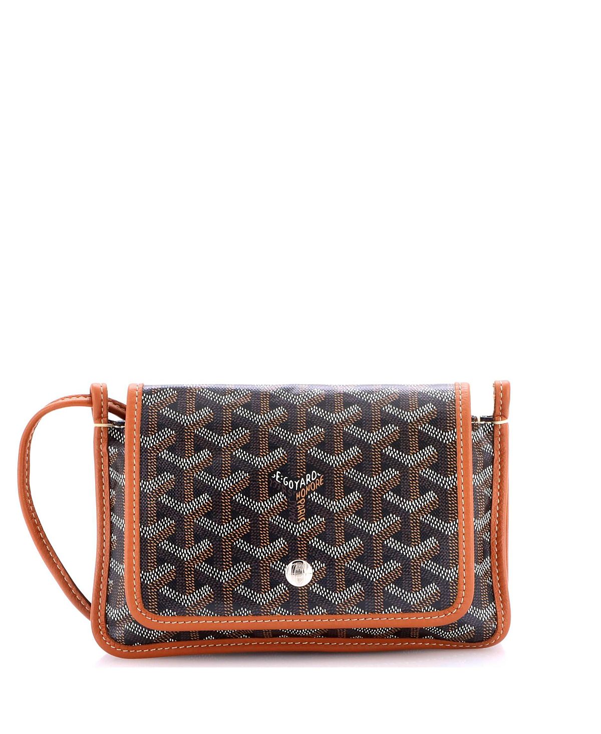 Pre-Owned Goyard Plumet Clutch Wallet Coated Canvas