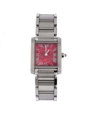  Limited Edition Tank Francaise Quartz Watch in Stainless Steel 20mm