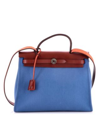 31 Herbag Zip Leather and Toile