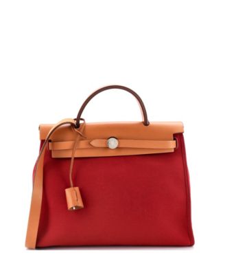 31 Herbag Zip Leather and Toile