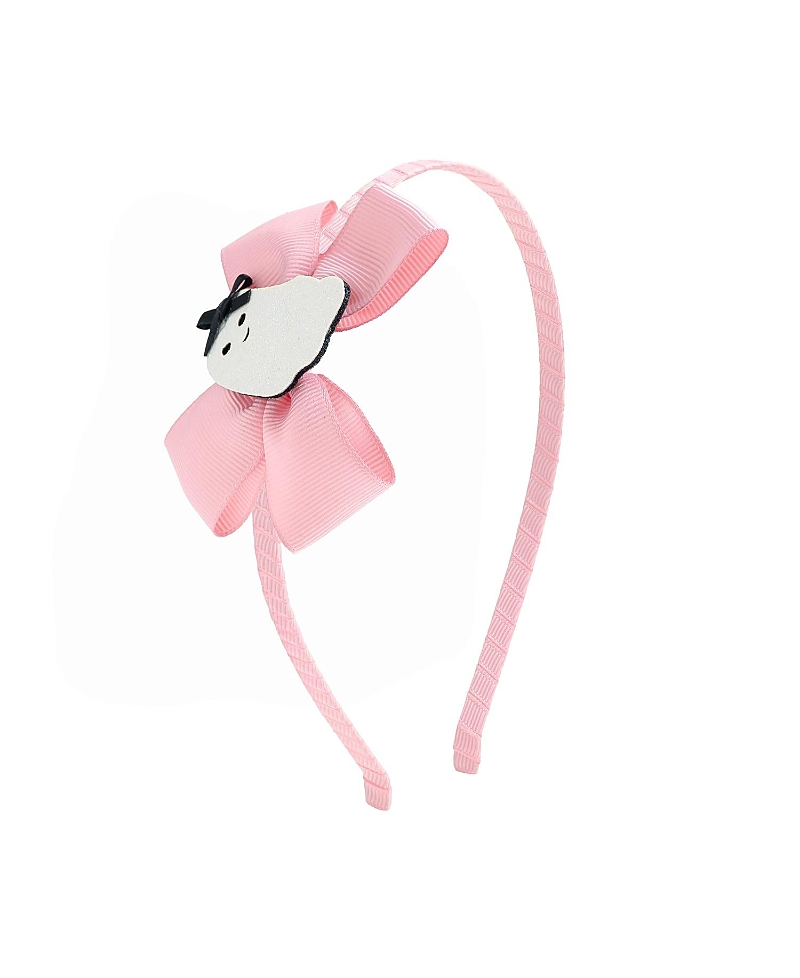 Sweet Wink Girls' Sweet Ghost Halloween Grosgrain Bow Headband - Little Kid, Big Kid