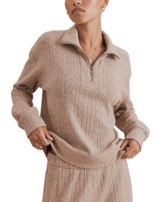 Sweater Soft Quarter Zip Sweatshirt