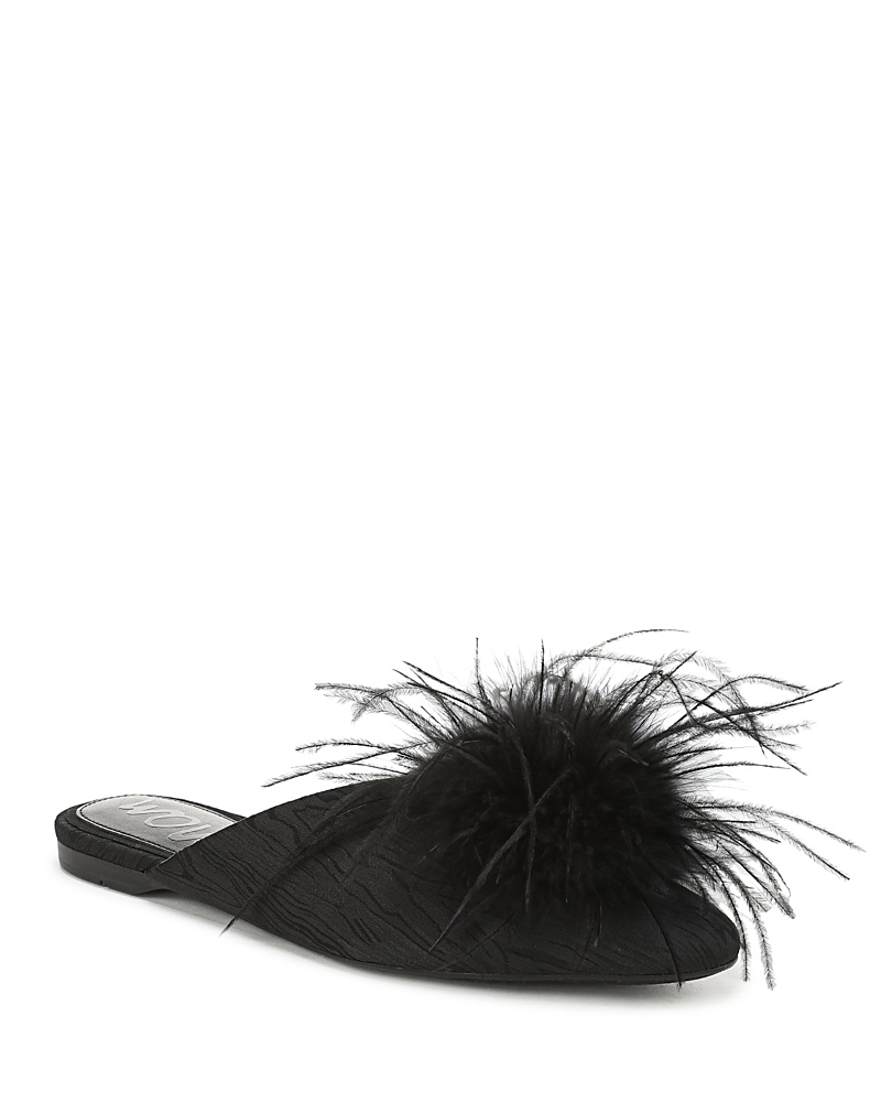 Sam Edelman Women's Khai Feather Mules