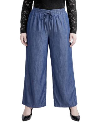 Drawstring Wide Leg Pants