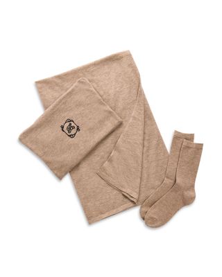 Cozy Knit Wrap & Sock Set