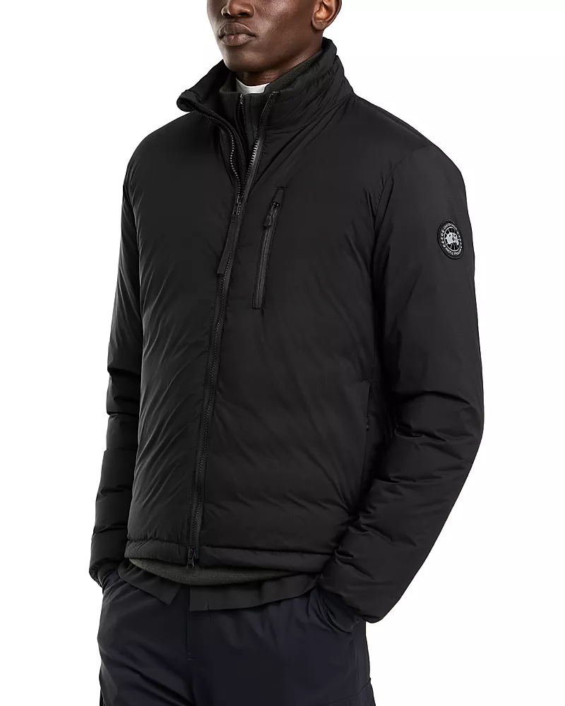 Canada Goose Lodge Logo Patch Zip Panel Jacket