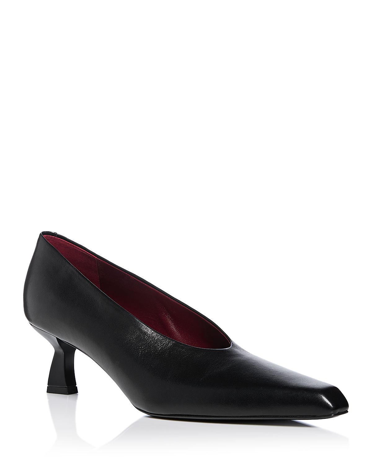 Nodaleto Women's Dona Leather Kitten Heel Pumps