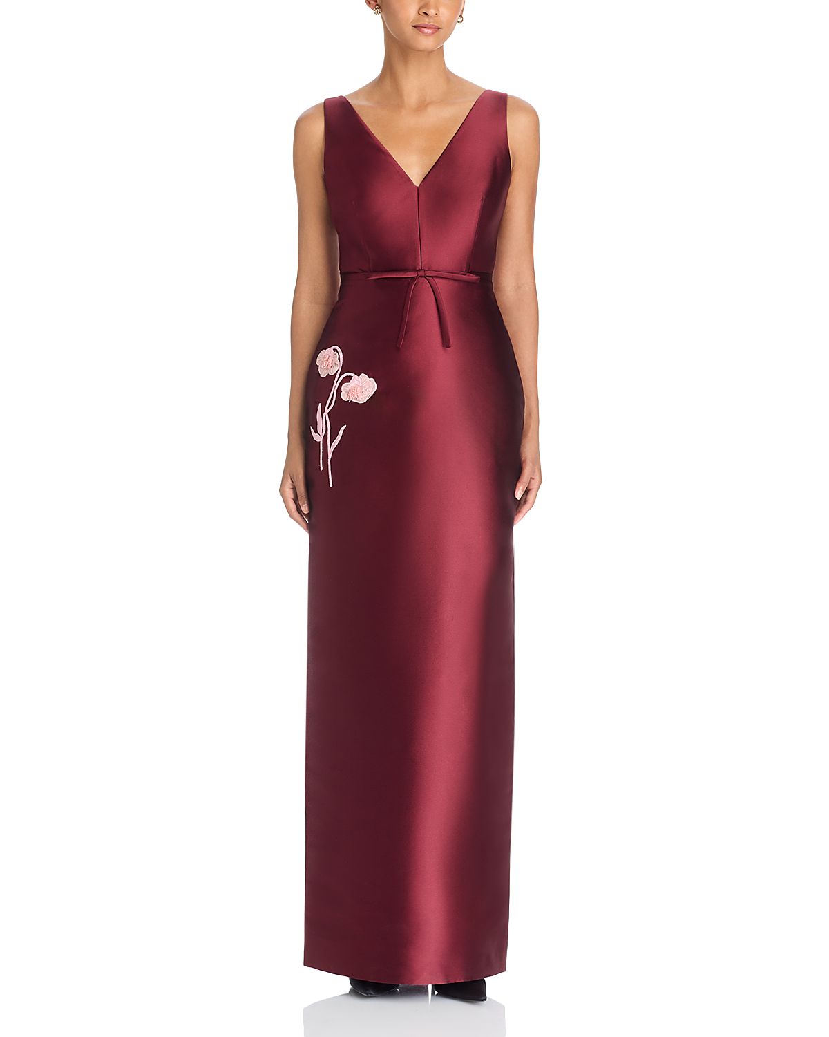 Erdem Embellished Mikado Pencil Gown