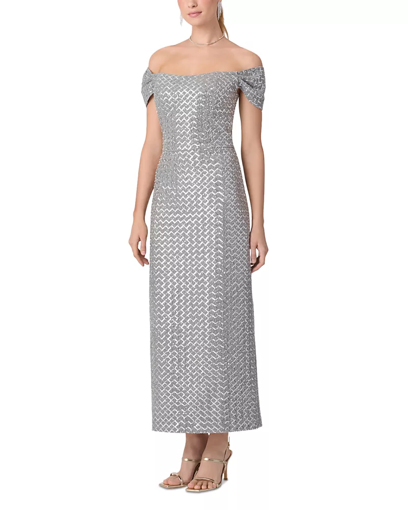 Shoshanna Samantha Embellished Dress