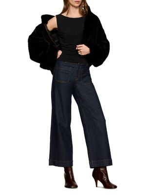 Everest Faux Fur Bomber Jacket - thumbnail 2