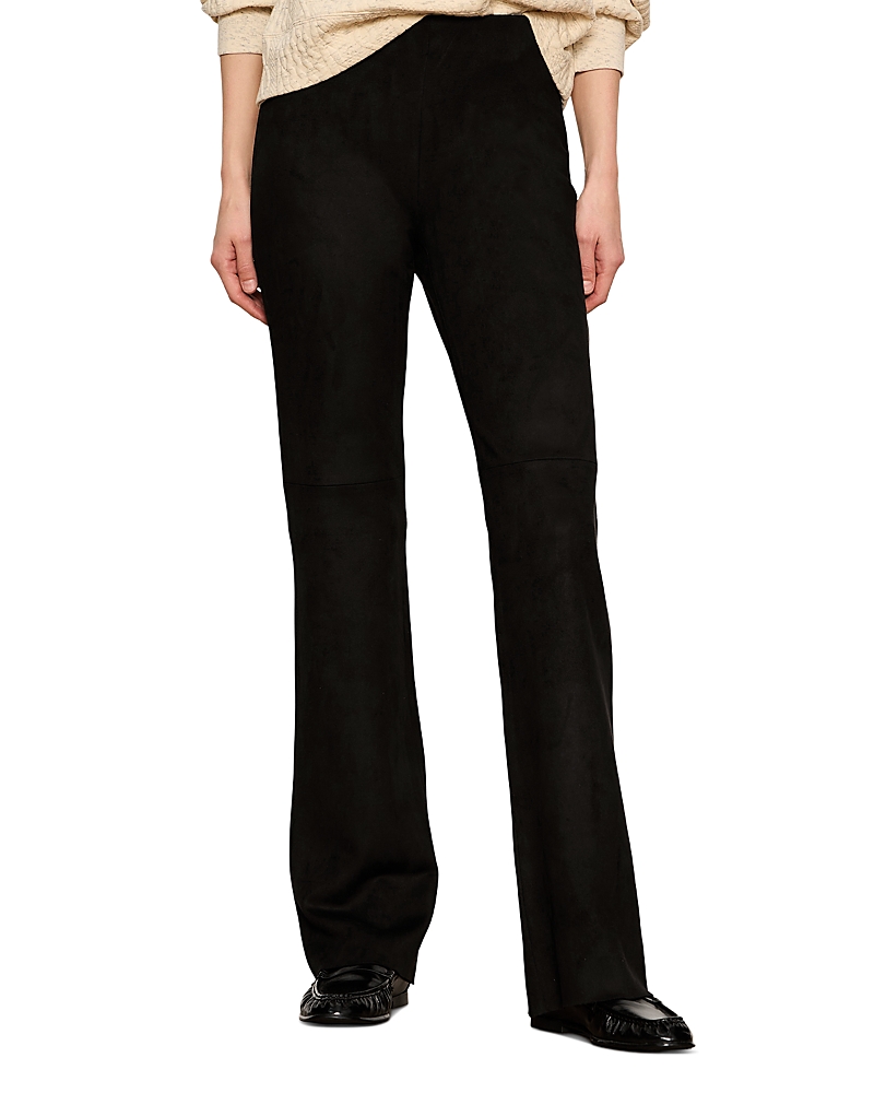 Sanctuary Faux Suede Flared Leggings