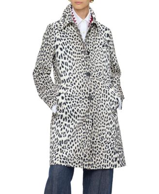  Alaine Cheetah Print Coat