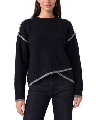 Tulip Hem Crewneck Sweater