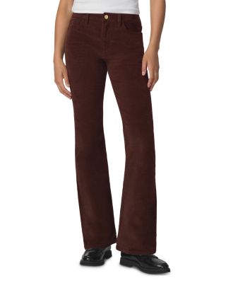 The Inez High Rise Corduroy Jeans in Chocolate